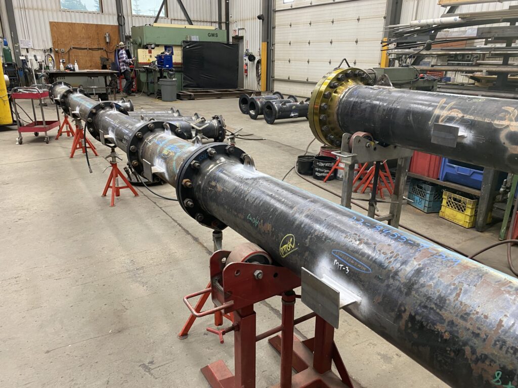 48A fab shop pipe build