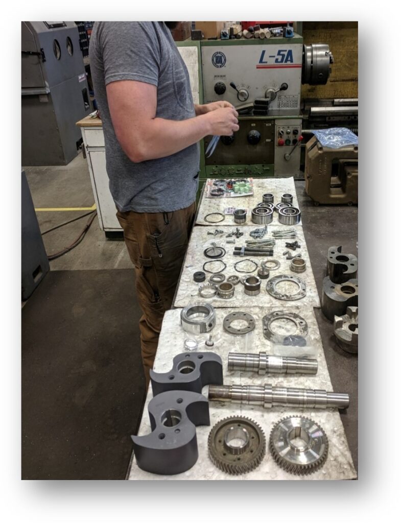 50C Repair table work